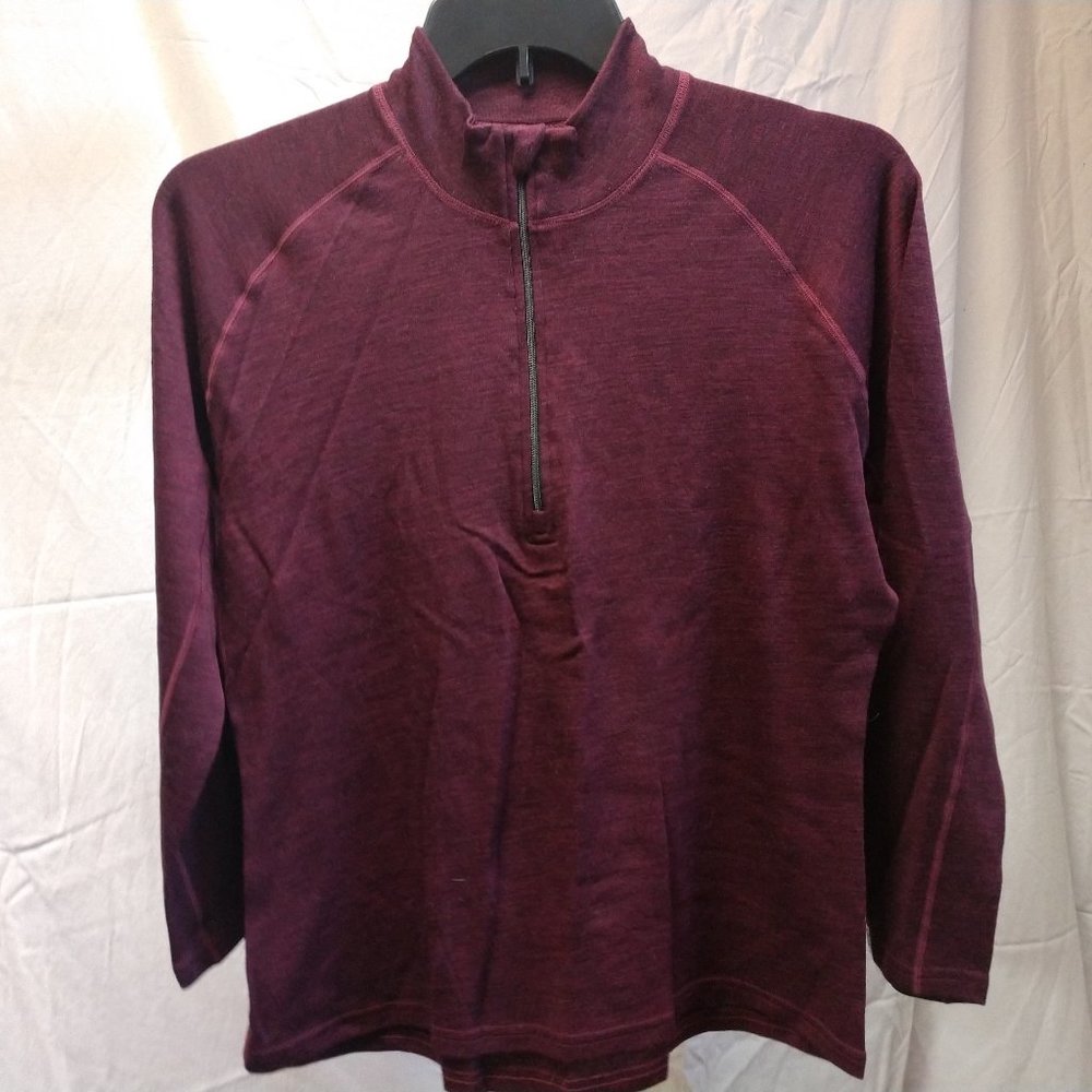 NWT Icewear Merino Wool Plum Base Layer Size XL